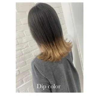 セミロング カラー Ida Akaneのヘアスタイル