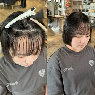 パーマ ✨艶ブリーチカラー ✨四ノ宮裕己のヘアスタイル