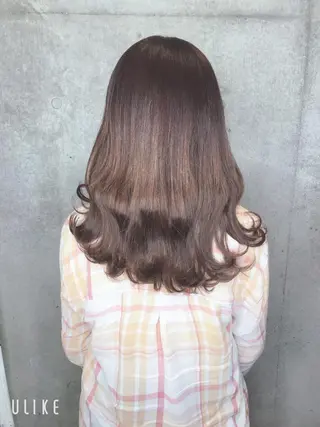 セミロング カラー パーマ ヘアアレンジ メンズ キッズ ネイル マツエク・マツパ ACHFILO モデル募集のヘアスタイル