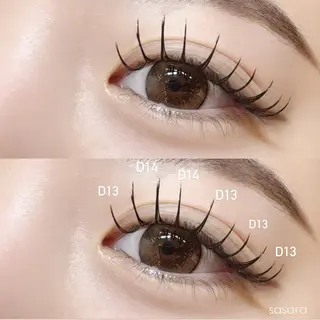 マツエク・マツパ 🍒束間まつ毛ෆ sasara🍒のマツエク・マツパデザイン