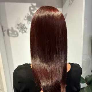 ロング カラー りあの🎀 /暖色カラー🍒のヘアスタイル