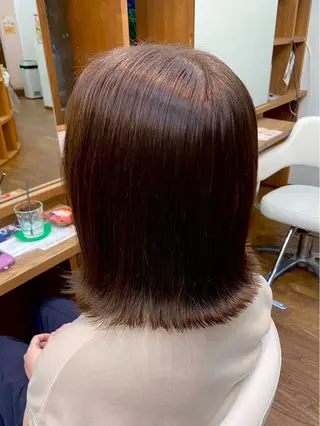 ミディアム カラー I's hair NUBOU所属・小守林 蘭のヘアスタイル