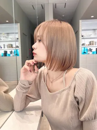 ミディアム 🌷透明感カラー🌷 内田零菜のヘアスタイル