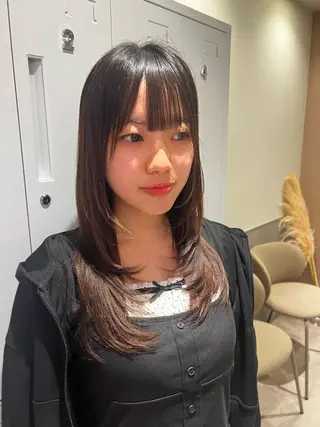 セミロング eN° by youres hair 銀座所属・銀座🦋髪質改善✨️ /艶髪🫧/ゆうびのヘアスタイル