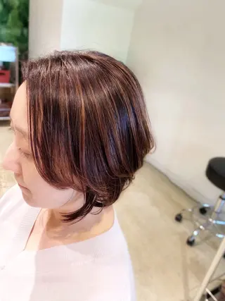 ショート カラー PARAISO南公園店所属・パライソ南公園店 中根 奈緒のヘアスタイル