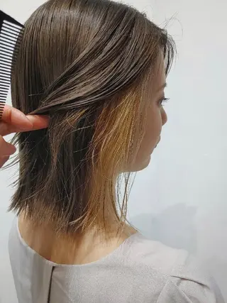 ミディアム カラー THE ALGONQUIN TOKYO所属・渋谷隠れ家サロン🌿 河原志帆のヘアスタイル