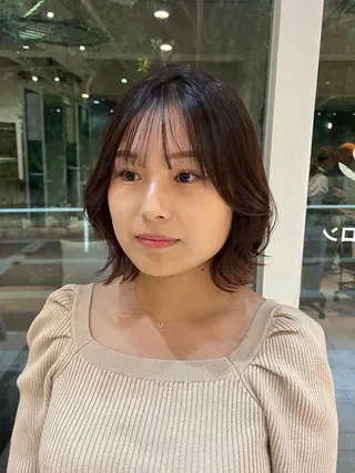 ショート レイヤー/暖色/ 髪質改善/永礼芳果のヘアスタイル