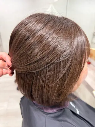 ショート カラー 白髪ぼかし/髪質改善 /なおき/表参道のヘアスタイル