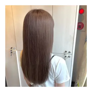 ロング カラー あべ ゆうかのヘアスタイル