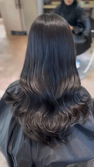 ロング 韓国ヘア/ベージュ カラー/髪質改善/涼のヘアスタイル