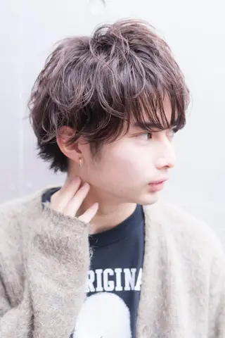 ショート メンズ 似合わせハイトーン 🍯ayumi🍯のヘアスタイル