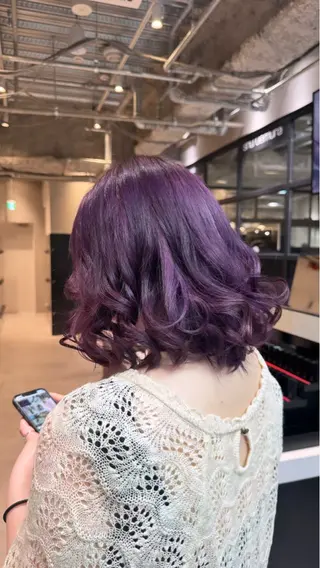 カラー 小田 晃瑛のヘアスタイル