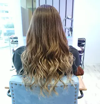ロング カラー ヘアアレンジ 小林 伸行のヘアスタイル