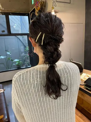 セミロング ヘアアレンジ Stir maison[ステアメゾン]所属・layer cut /MIKUのヘアスタイル