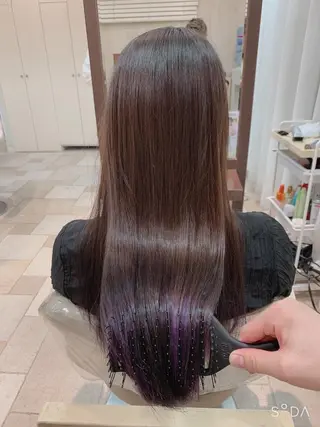 ロング パーマ 美髪矯正/髪質改善 /ヨナミネのヘアスタイル