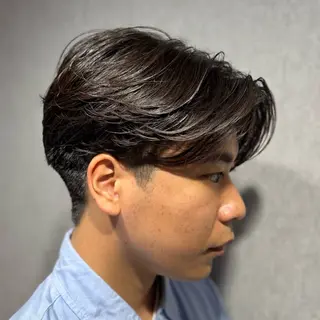 パーマ メンズ 曲がる縮毛/カルマパ ーマ/池袋/横村大全のヘアスタイル