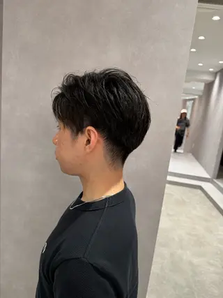 メンズ 森本 シェビーのヘアスタイル