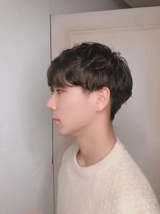 パーマ メンズ デザインカラー🎨 下北沢 / 磯部のヘアスタイル