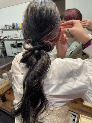 ロング ヘアアレンジ Stir maison[ステアメゾン]所属・layer cut /MIKUのヘアスタイル