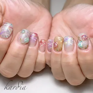 ネイル καρδιά -ｶﾙﾃﾞｨｱ-のネイルデザイン