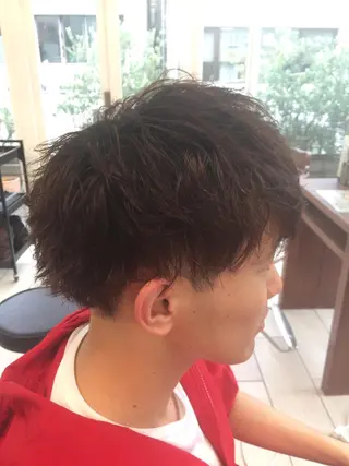 カラー パーマ ヘアアレンジ メンズ メンズパーマの巨匠 鈴木純のヘアスタイル