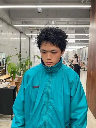 ショート パーマ メンズ men's 特化 ✨ソウタのヘアスタイル