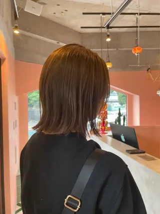 セミロング カラー 🫧カラー半額🫧 momokaのヘアスタイル