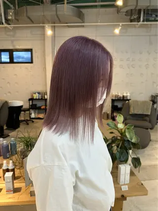 ミディアム 若井 媛愛のヘアスタイル