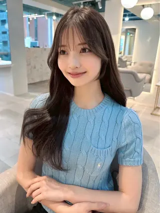 ロング 銀座🪄momo🪄 カラートリートメントのヘアスタイル