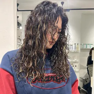 ロング 艶カラー/レイヤー /メンズ/マツエクのヘアスタイル