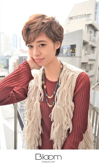 ショート Bloom beauty bar所属・小西 弘之［セミナー講師］のヘアスタイル