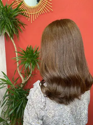 ミディアム 大久保 愛のヘアスタイル