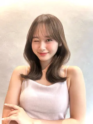 ミディアム ミディアムヘア Chifumiのヘアスタイル