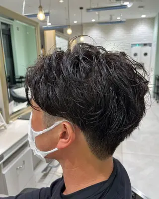 ショート パーマ メンズ 🥇メンズ特化 伊東輝のヘアスタイル