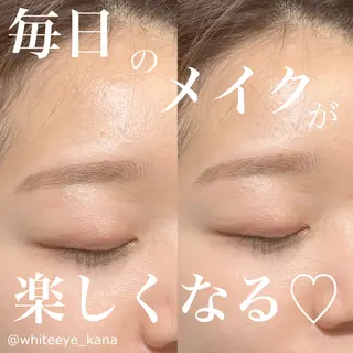 アイブロウ WHITEEYE 🤍KANAの眉毛・アイブロウイメージ