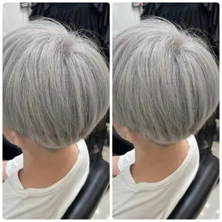 ショート 🦋ハイトーン🦋 石山 希理🦋のヘアスタイル