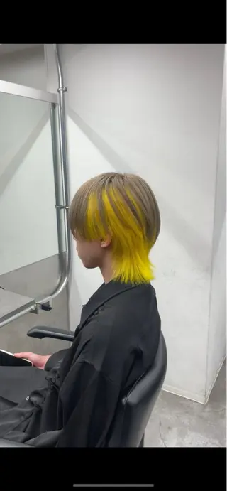 カラー メンズ 韓国ヘア特化💍 tiam💍ブリーチのヘアスタイル