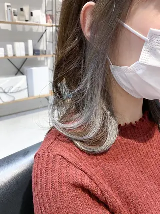 セミロング カラー Meena by urban所属・丹羽 隼人/髪質改善 /韓国ヘア🇰🇷のヘアスタイル