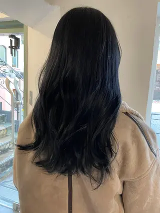 ロング カラー 平 ちひろのヘアスタイル
