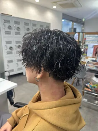 パーマ 【メンズパーマ】比嘉 啓人のヘアスタイル