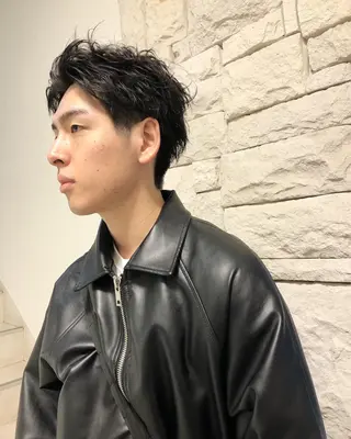 ヘアアレンジ メンズ ainico+所属・メンズ特化✂️栗原 侑也のヘアスタイル