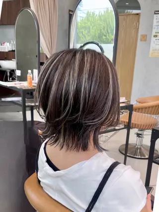 ミディアム カラー FORTE MiLA 新居尚志のヘアスタイル