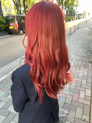 セミロング カラー 羽田翔大/ブリーチ/ ボブカット/店長のヘアスタイル