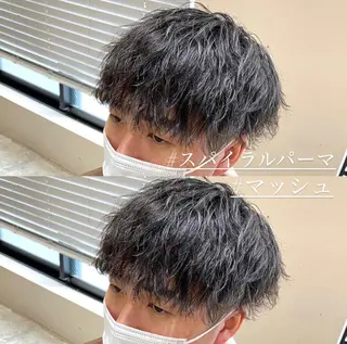 パーマ メンズ 心斎橋本町メンズ 美容師ユースケのヘアスタイル