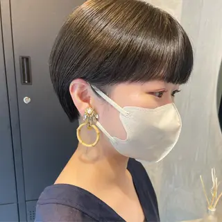 ショート カラー ヤマモト マイのヘアスタイル