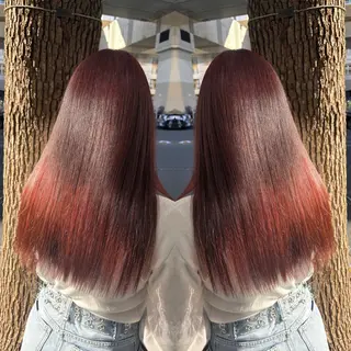 ロング カラー ☻モエカ/ハイトーン アレンジ☻のヘアスタイル