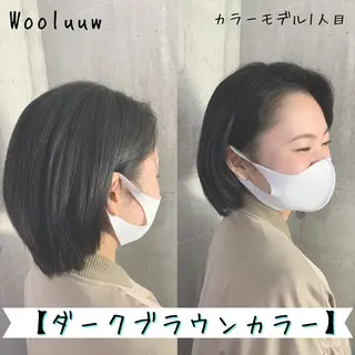 ショート 小顔レイヤー/ 透明感カラー/増田のヘアスタイル