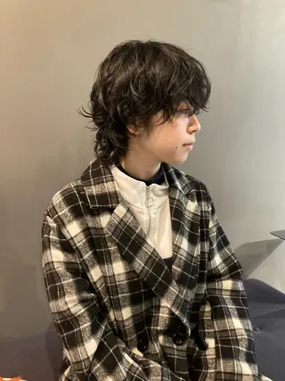 ミディアム パーマ MAKI渋谷 【カットモデル募集】のヘアスタイル