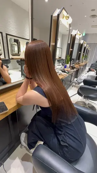 ロング 大橋 りえのヘアスタイル