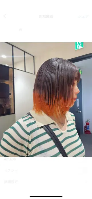 ミディアム HIBIKI/原宿 ハッシュカット🪄のヘアスタイル